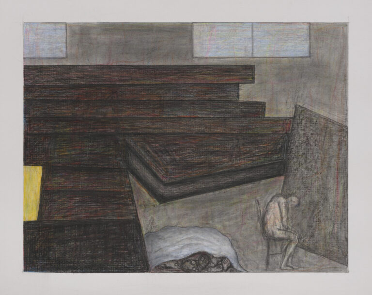 10 Untitled 9 3 4x12 3 4in. Graphite Colored Pencil. Crayon Water Color 2024