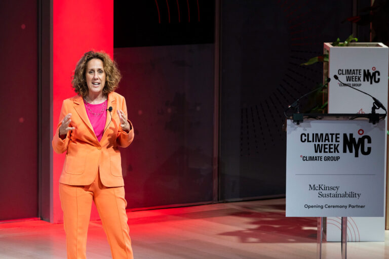 Helen Clarkson at Climate Week NYC 2023