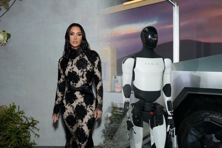 GettyImages Kim Kardashian Tesla bot