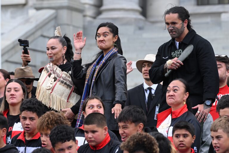 debbie ngarewa packer haka parliament NZ