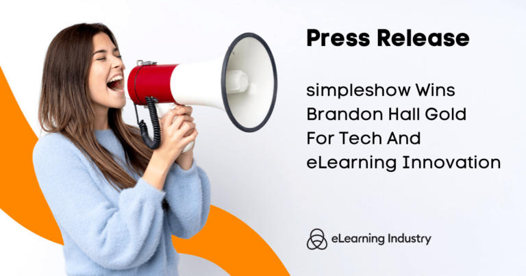 simpleshow Wins Brandon Hall Gold For Tech And eLearning Innovation